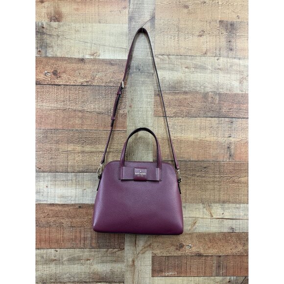 Kate Spade New York Matthews Street Maise Leather Satchel Purse - Picture 13 of 14